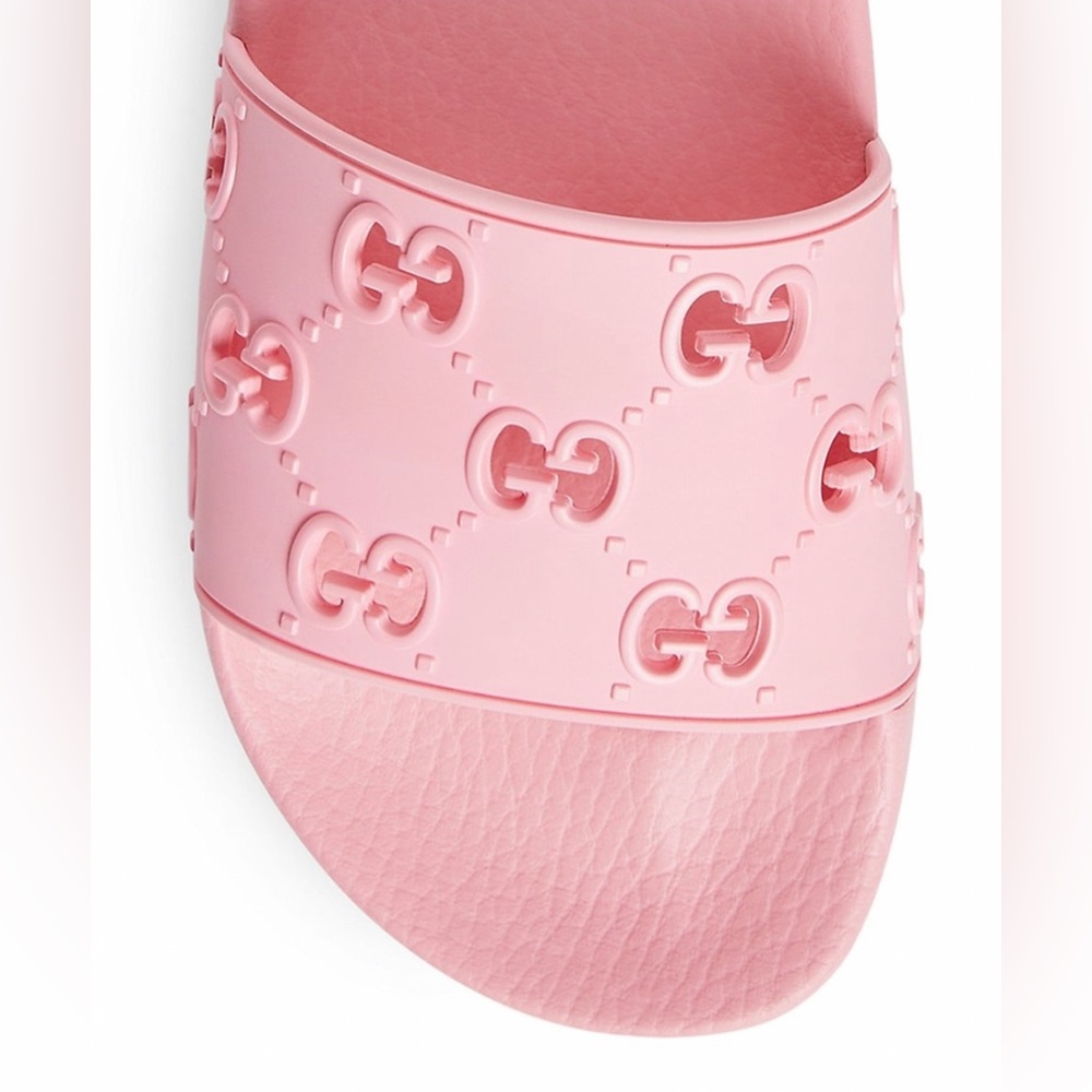 Pink Gucci Rubber slides. US Size 8 - Picture 5 of 9